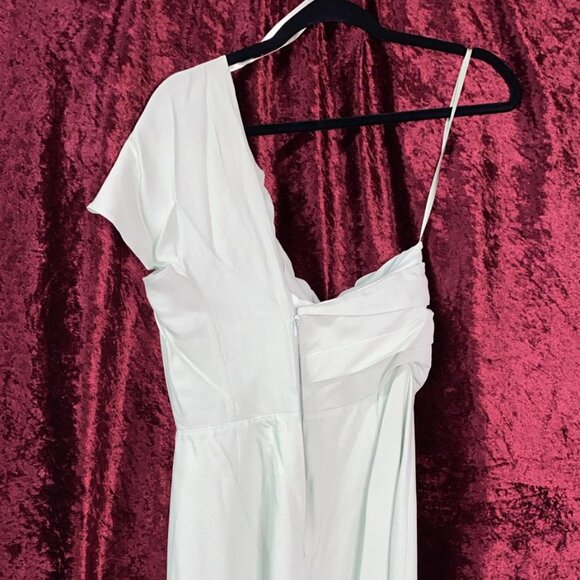 reiss one shoulder fitted dress - Picture 3 of 5